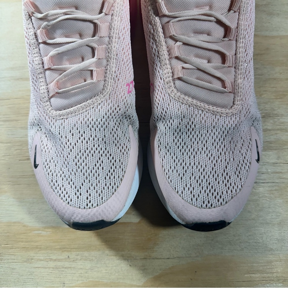Nike Women's Air Max 270 Sneakers in Pink, Yellow, Black - Picture 5 of 9